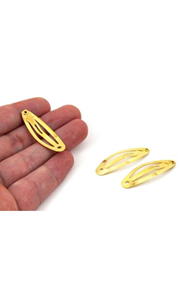 yfhobi 10 Adet - 4 Cm Sarı Kaplama Çıt Çıt Toka, 1.kalite, Yerli Üretim Çıtçı...