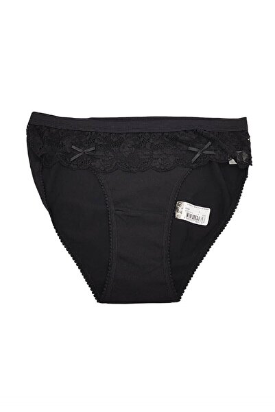 Tutku Mrckıds Жіночі бікіні трусики з мереживом, 4 шт. в асортименті Funda736 (чорний-білий-кремовий-рожевий)