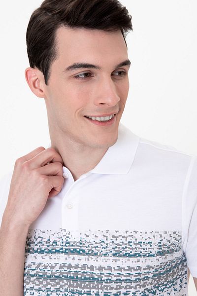Pierre Cardin Ανδρικό λευκό μπλουζάκι G021Sz011.000.1384725