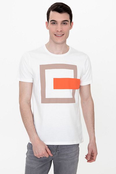 Pierre Cardin Ανδρικό T-Shirt Ecru - G021Sz011.000.1369864