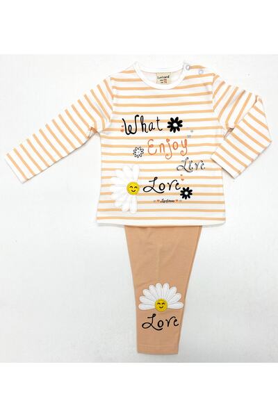 hoppala baby L-401 Love Kız Taytlı Takım