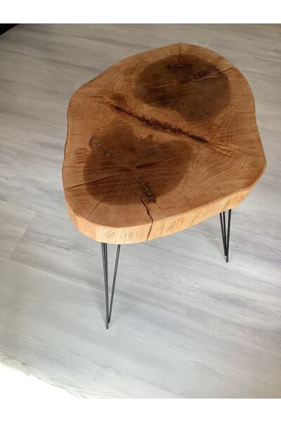 SAHARA HOME Kütük Sehpa , Naturel, Masif Ağaç, Orta Sehpa