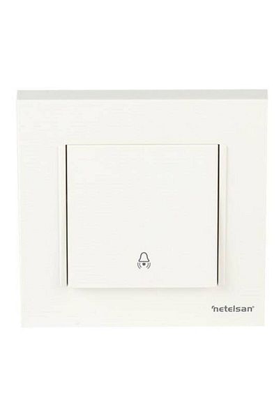 Netelsan White Bell Button Framed Complete Product