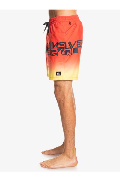 Quiksilver Wordblock Volley 17 Men's Red Shorts Eqyjv03859-mkz6