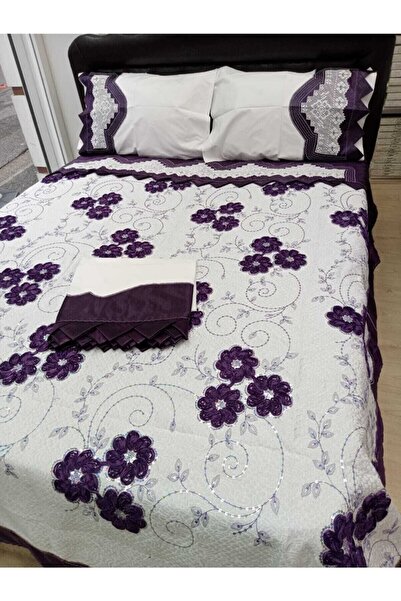 Çeyizci Sokağı مجموعة بيكيه مطلية بالدانتيل مصنوعة يدويًا