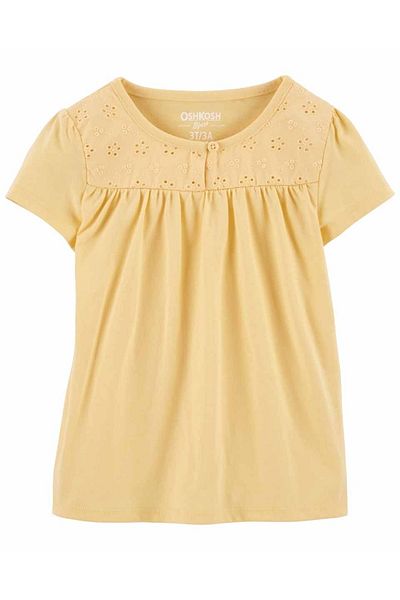 Oshkosh B’Gosh Тениска за малко момиченце, жълта