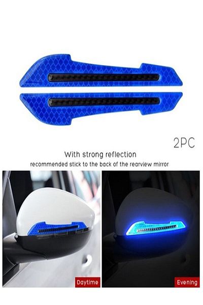 ÖZKAŞ Reflective Sticker For 2 Mirrors Searchlight Sticking Auto Accessory