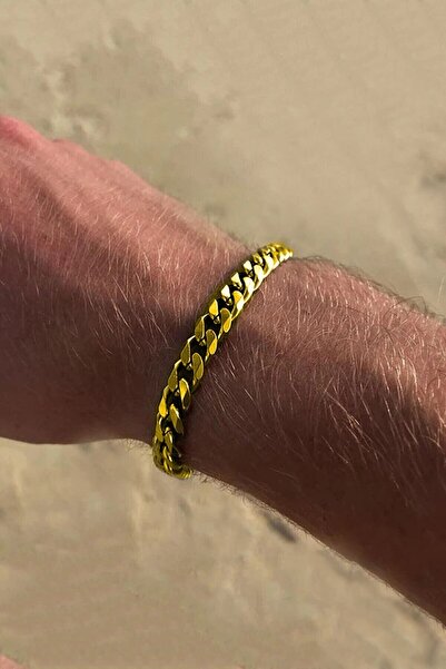 TREND COLLECTİON 7 Mm Gurmet Erkek Bileklik Kalın Zincir