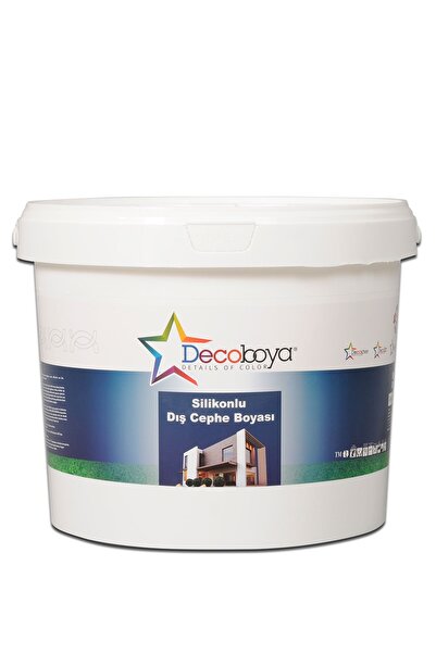 DecoBoya Silikonlu Dış Cephe Duvar Boyası 10 kg Tüm Renkler