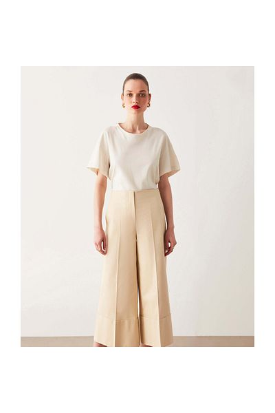 İpekyol Pants - Yellow - Wide leg
