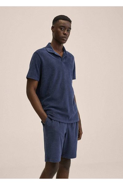 MANGO Man Bermudashorts aus Frottee-Baumwolle