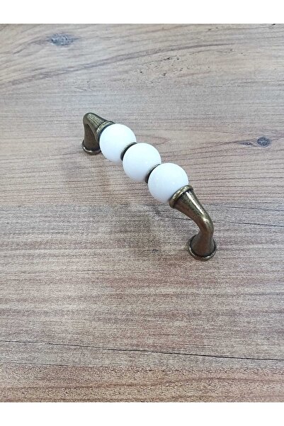 ARON 2090-40-000 Antik Sarı Rustik Porselen Kulp Mobilya Vestiyer Çekmece Dol...