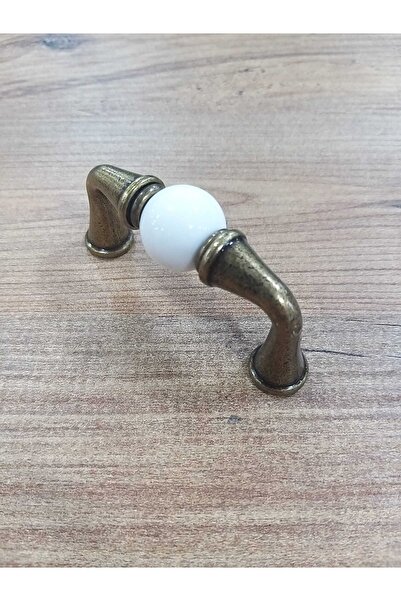 ARON 2090-40-000 Antik Sarı Rustik Porselen Kulp Mobilya Vestiyer Çekmece Dol...