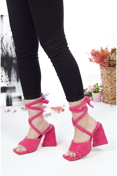 Allyup Zilnic Prosop pentru femei Sandale Papuci Glezne Dantela Pantofi flexibili moi cu toc inalt 132