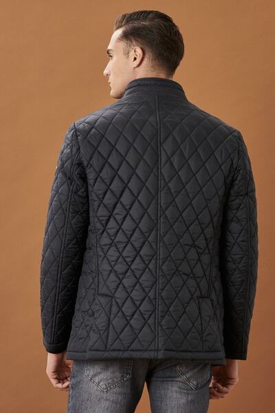 ALTINYILDIZ CLASSICS Erkek Lacivert Standart Fit Normal Kesim Soğuk Geçirmez Kışlık Overcoat Mont