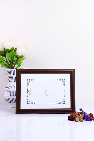 Raven 15cm X 21cm Picture, Photo, Document, Poster, Paper Frame with Adjustable Stand and Wall Mount.