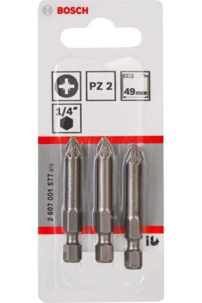 Extrahard Pz 2*49 Mm 3-Piece Extra-Hard Screwdriver - 2607001577