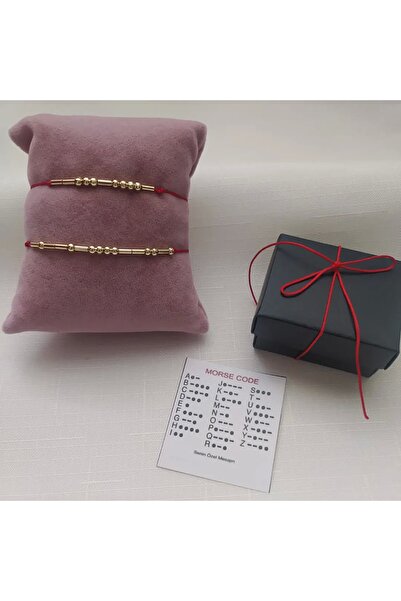 Amethyst Love Mors Alfabesi Bileklik Mors Alfabe Bileklik Çift Bilekliği