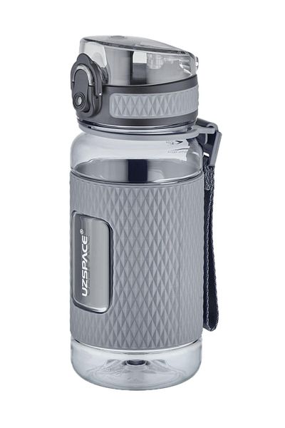 Uzspace Ff 400ml Children's Water Bottle - Silicone Protected, Non-Slip Body