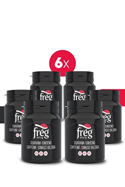 Frêg Freg Kafeinli Vitaminli Enerji Sakızı 6'lı Eko Paket / Şekersiz Ve Nane ...
