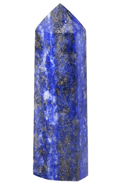 Tesbih Atölyesi Sertifikalı 1.kalite Doğal Lapis Lazuli Taşı Piramit Kazık Obelisk Parça