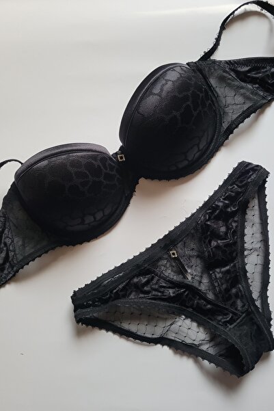 Le Jardin Kadın Beyaz Destekli Sütyen Takım 6034