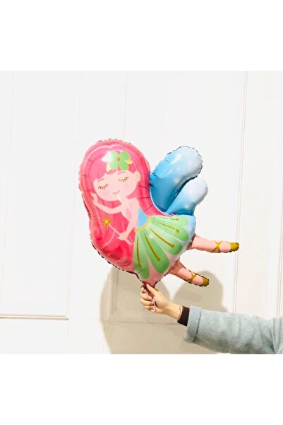 BearPear Peri Kızı Renkli Folyo Balon 80 Cm