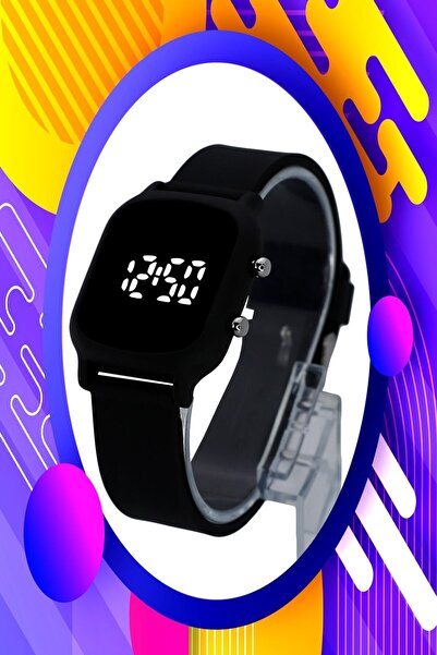 Luis Cardeni Children's Wristwatch Silicone Strap Led Wristwatchblack (Ages 9...