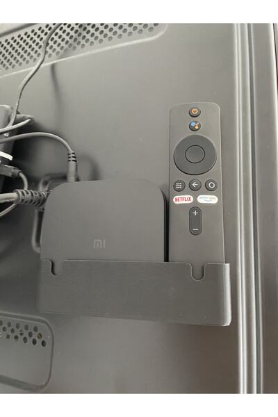 Three D Maker Mibox Mi Box S Uyumlu Ve Tutucu (SADECE CİHAZ VE KUMANDA TUTUCU)