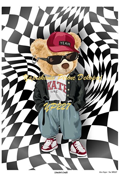 LİNEART Sticky Kendinden Yapışkanlı Pirinç Dekopaj Kağıdı Lnart-stk-yp227