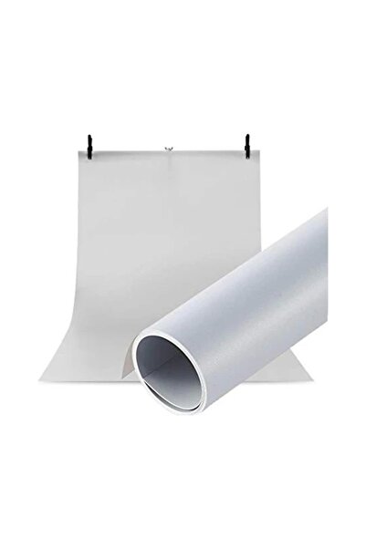 Hdg Ürün Çekim Fotoğraf Fonu Beyaz Plastik Stüdyo Çekim Fonu 70x100 Cm - Özel Karton Tüp Ruloda
