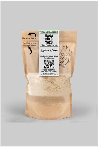 Tunalı Life Maca Kökü Tozu - 100gr Maca Powder - Lepidium Meyeni