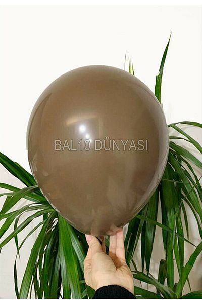 BEST PARTİ DOĞUM GÜNÜ PARTİ SÜSLERİ Chocolate Brown Color Pastel Balloon 10 Pieces