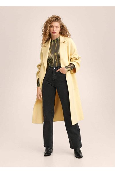 MANGO Woman Printed Tulle T-Shirt