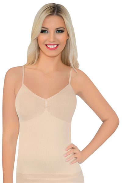 Eromiss Tricou Ripli cu bretele subțiri pentru femei