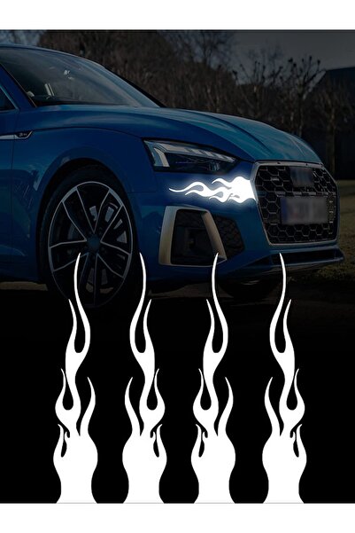 ÖZKAŞ Reflektörlü Alev Sticker Yapıştırma