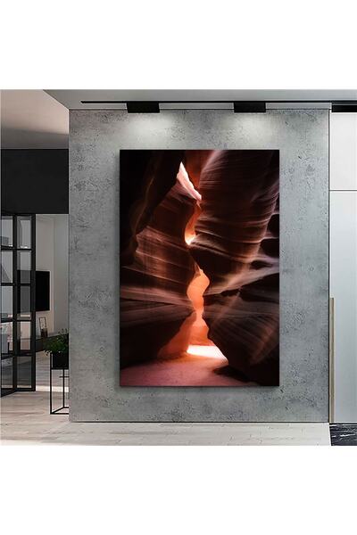 Sebenta Dekoratif Çölde Doğal Kayalar Kanvas Tablo