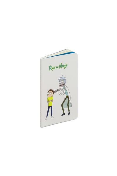 Mabbels Rick And Morty Beyaz Mini Defter