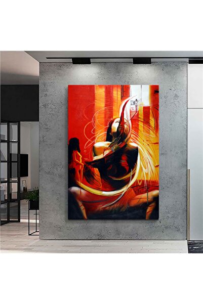 Sebenta Dekoratif Soyut Nü Kanvas Tablo