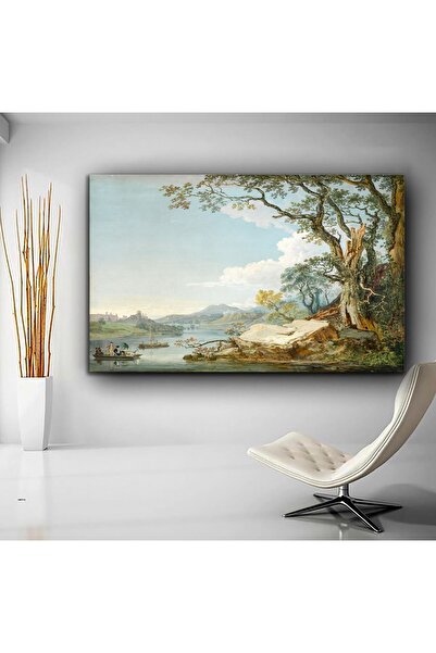 Sebenta Göl Manzara Kanvas Tablo
