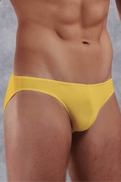 Doreanse Ανδρικό κίτρινο εσώρουχο Modal Slip