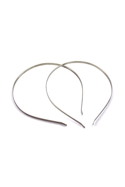 yfhobi 1 Adet - Genişlik 5 Mm, Nikel Kaplama Metal Tac, Boş Taç