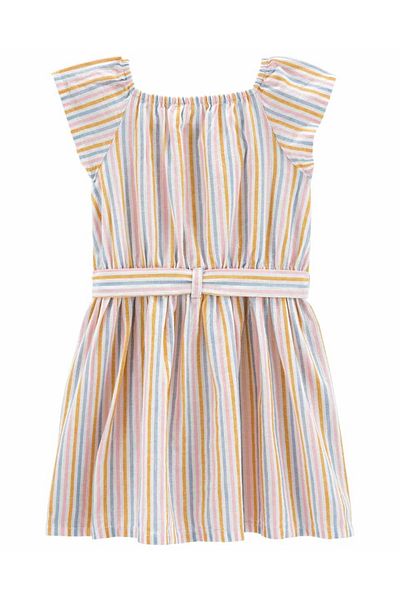 Oshkosh B’Gosh Girl's Line Patterned Dress