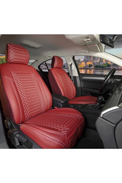ÜRÜNBANA مجموعة غطاء مقعد السيارة الفاخرة من الجلد الأمامي/الخلفي من فولكس فا...