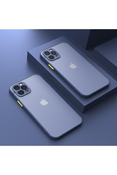 mooodcase Iphone 13 Pro Uyumlu Kamera Korumalı Buzlu Şeffaf Lüx Telefon Kılıf...