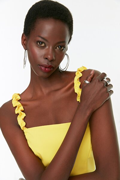 Trendyol Collection Dress - Yellow - Basic
