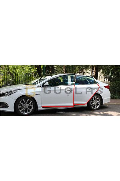 Güçlas Araba Kapı Kenar Oto Kapı Koruyucu Saçlı Fitil Siyah (1 METRE)