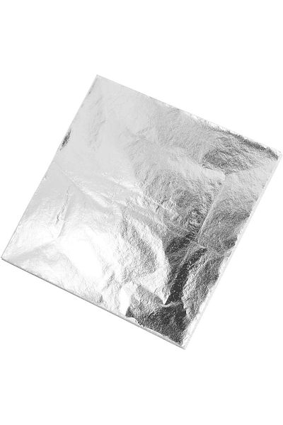 Capital 100 Pieces Silver Leaf Foil 16cm X 16cm