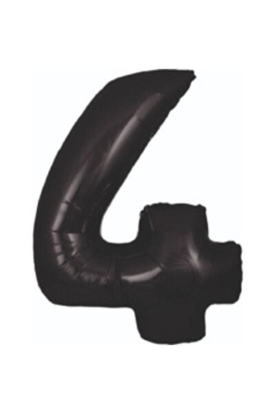 Öztürkpartievi Black Number Foil Balloon 4