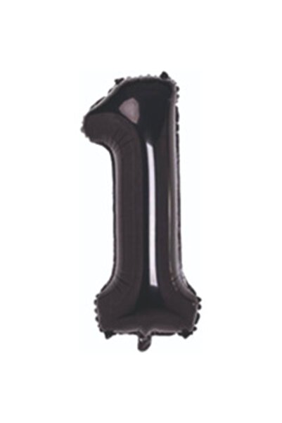 Öztürkpartievi Black Number Foil Balloon